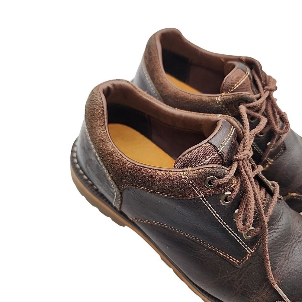 Timberland EarthKeepers Larchmont Oxfords Mens Size 9W Brown Leather - Picture 2 of 10
